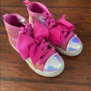 Girls Hightop Sparkly JoJo Siwa Shoes Size 12